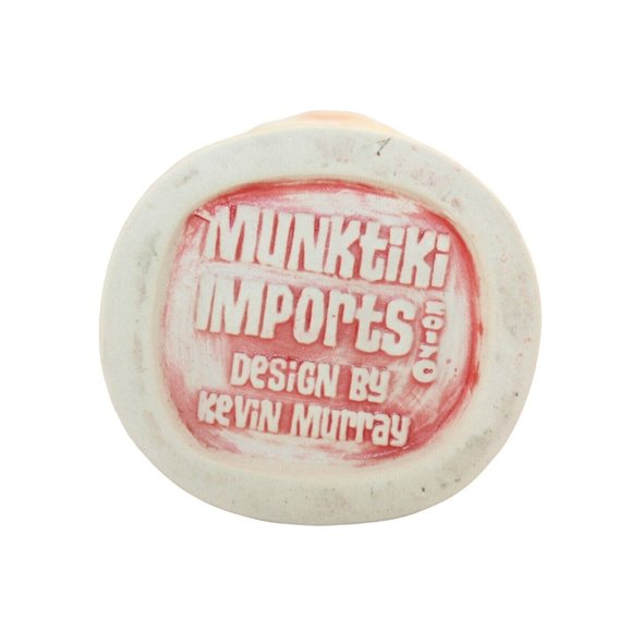 The Jungle Bird Sacramento CA Tiki Mug Coral Orange Second Edition Matte Finish - Picture 7 of 10